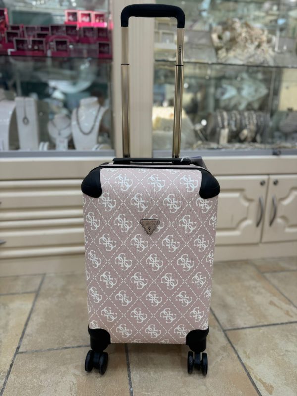 GUESS Berta Travel 4G Logo Trolley Light Beige