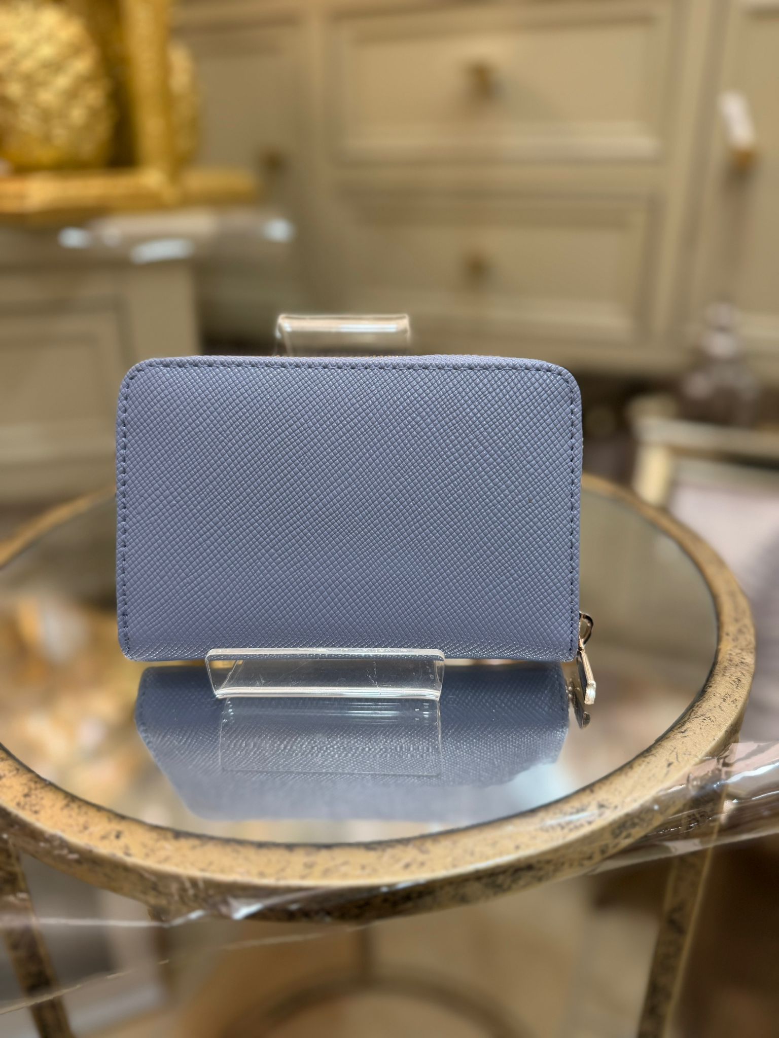GUESS Laurel Saffiano Wallet Blue - Image 2