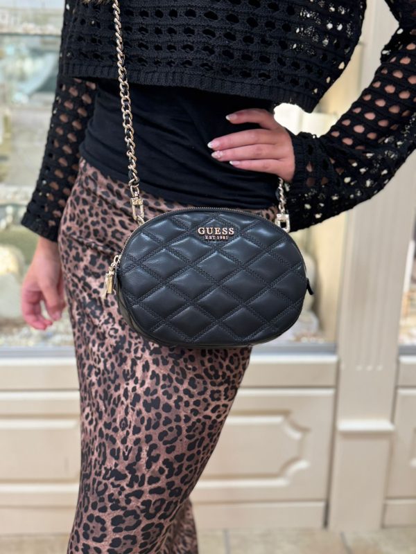 GUESS Tamsin Mini Crossbody Black - Image 4