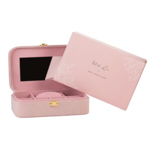 Amore Pink Velvet Jewlery Box "Mother of the Bride"