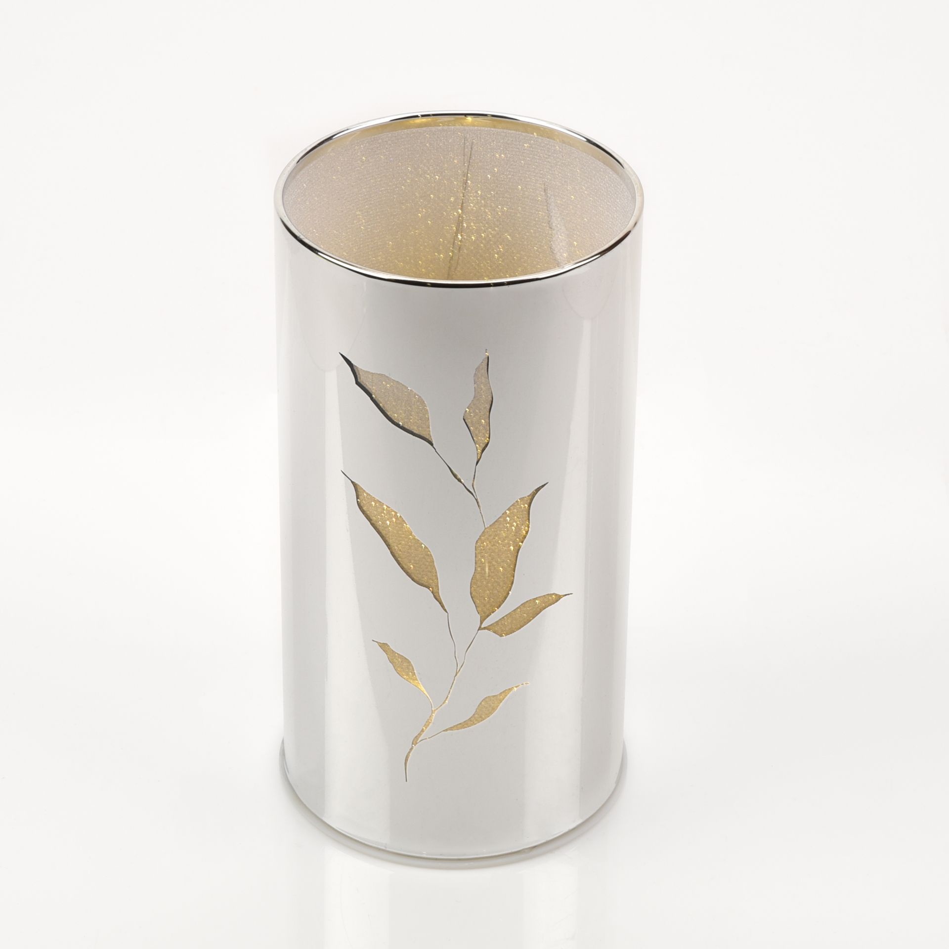 Amore Light Up Silver Tube Lamp "MR & MRS" - Image 2