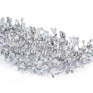 Bridal Clear Swarovski Crystal Bliss Headpiece