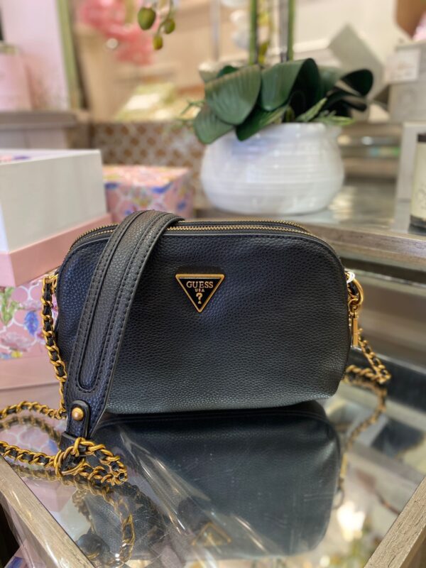 GUESS Becci Double Zip Crossbody Black