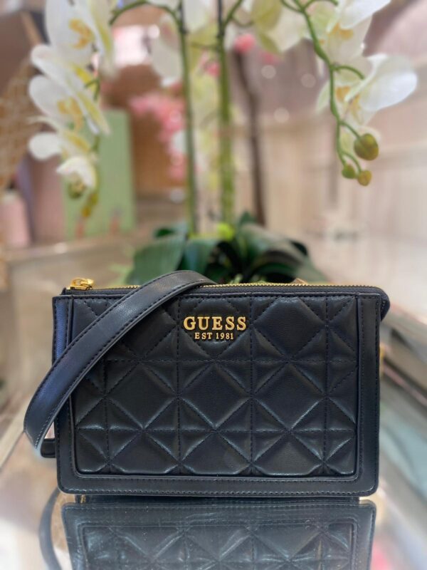GUESS Abey Multi Compartment Crossbody Black