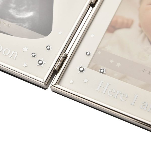 Silver Effect Double Scan Frame - 'HERE I AM' - Image 2