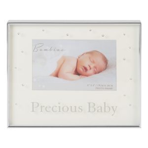 Silver-plated Photo Frame - Precious Baby 6" x 4" (15 cm x 10 cm)