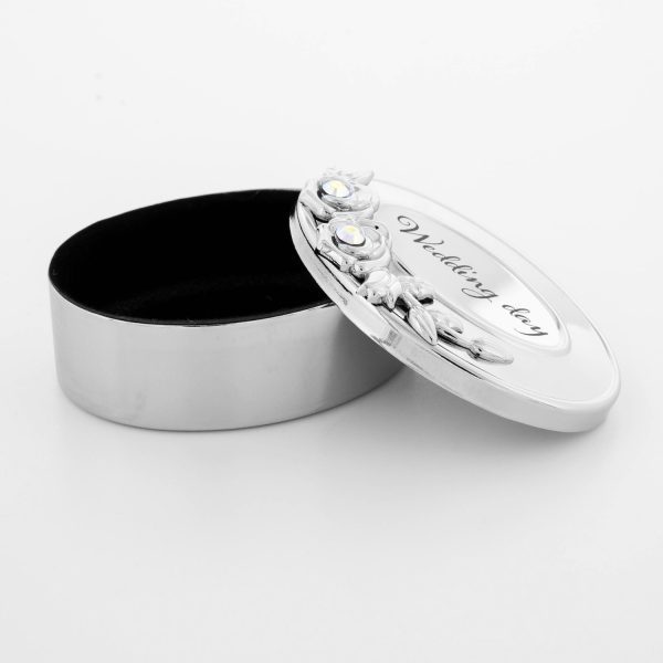 Oval Keepsake Box - Wedding Day - Image 2