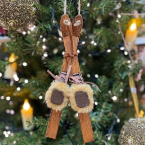 Skis Tree Ornament