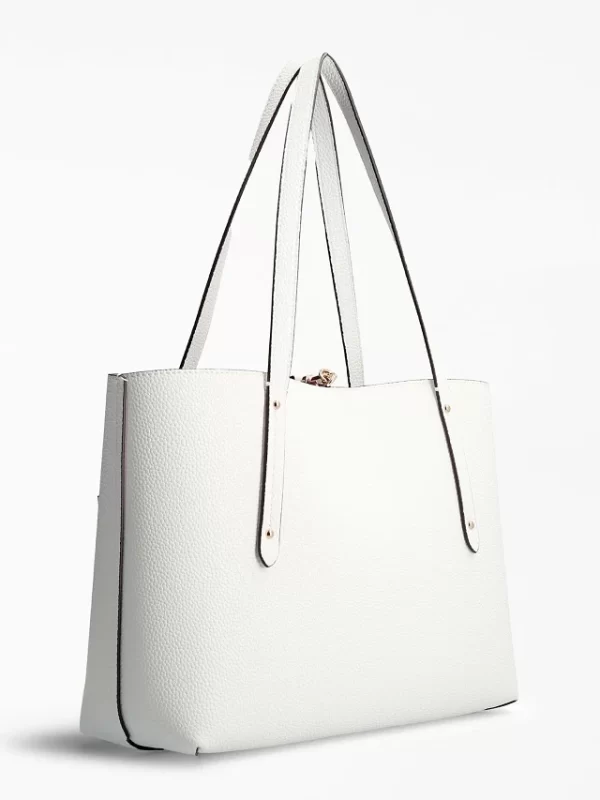 GUESS Brenton Shopper Pochette Reversible White - Image 3