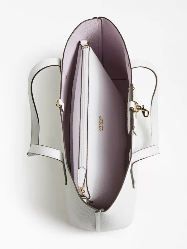 GUESS Brenton Shopper Pochette Reversible White - Image 2