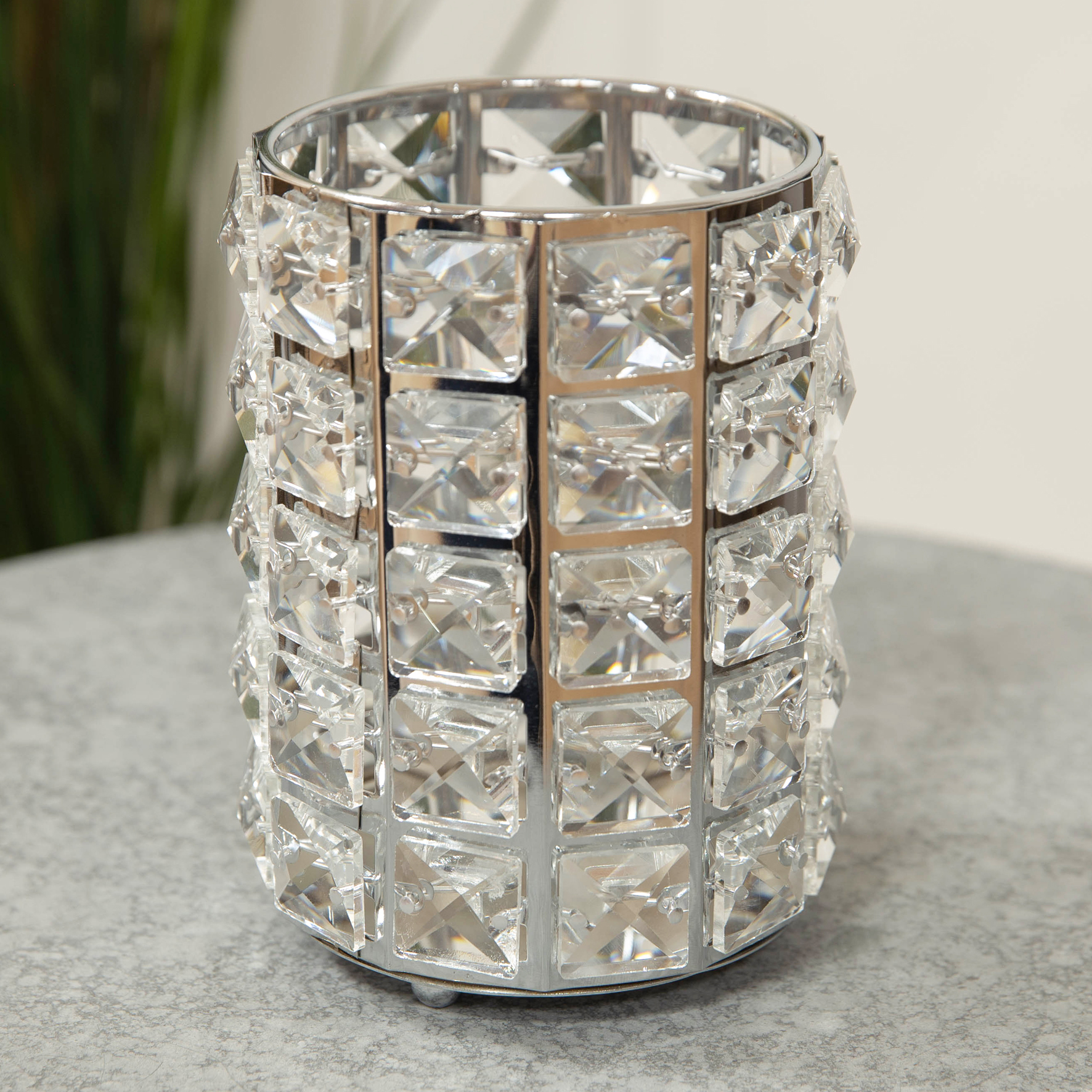 Diamante Crystal Candle Holder Large Allure Online Shop