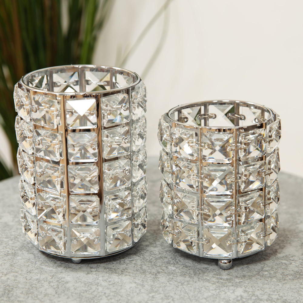 Diamante Crystal Candle Holder Large Allure Online Shop