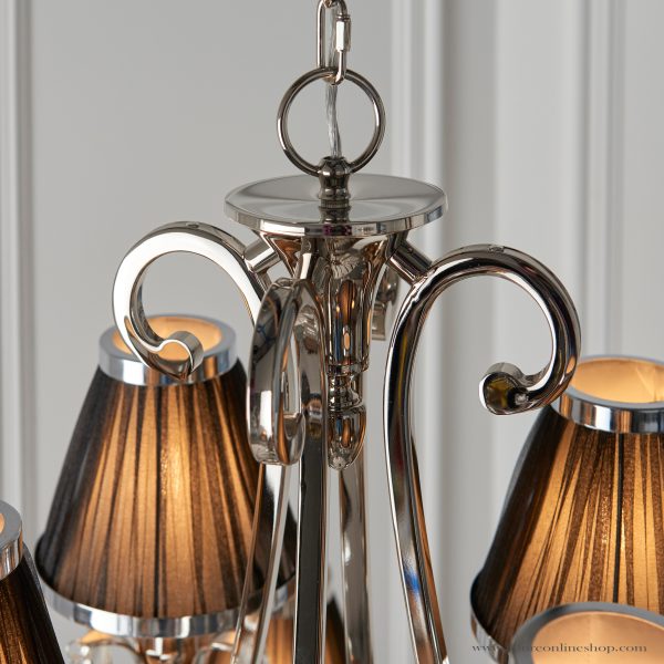 Nickel 12lt Pendant & Black Shades - Image 2