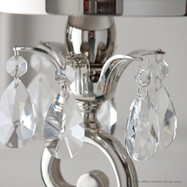 Nickel Small Table & Chocolate Shade - Image 3
