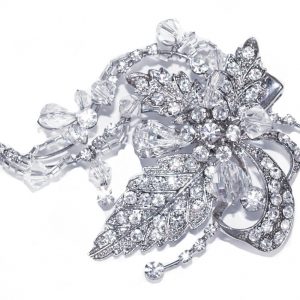 Ivy Swarovski Crystal Hair Clip