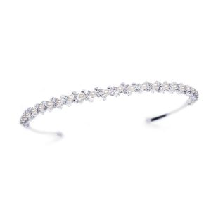 Millie Crystal & Pearls Headpiece Silver