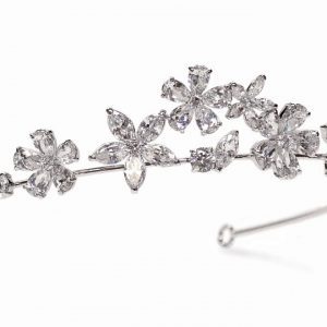 Contemporary Chic Bridal Cubic Zirconia Tiara