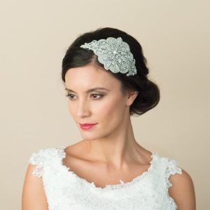 Stunning Vintage Swarovski Crystal Side Headpiece