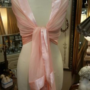 PEACH SILK WRAP