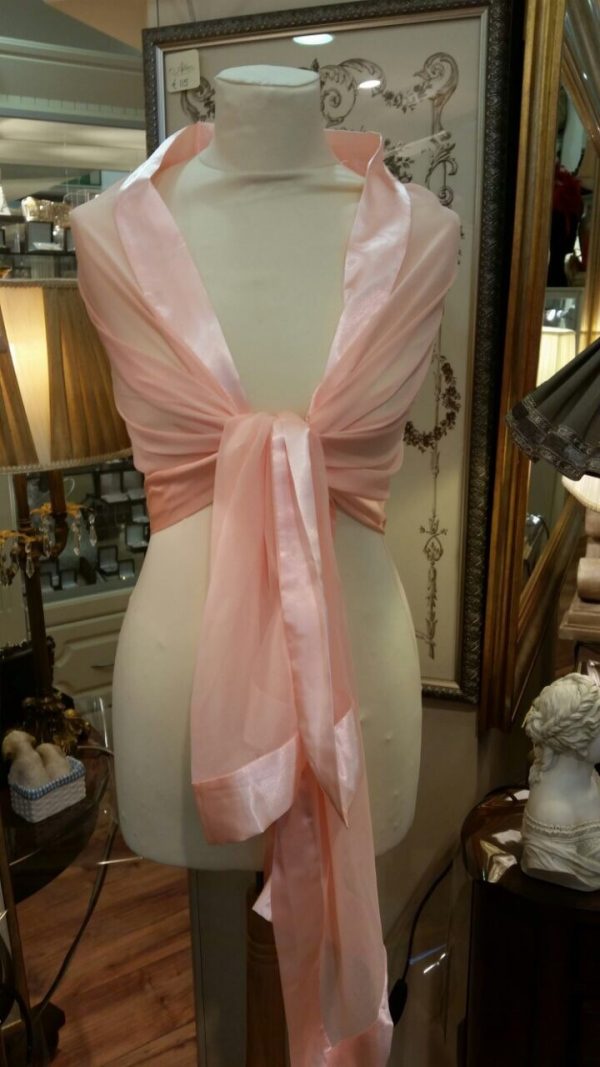 PEACH SILK WRAP