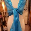 SKY BLUE SILK WRAP