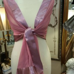 DUSKY PINK SILK WRAP