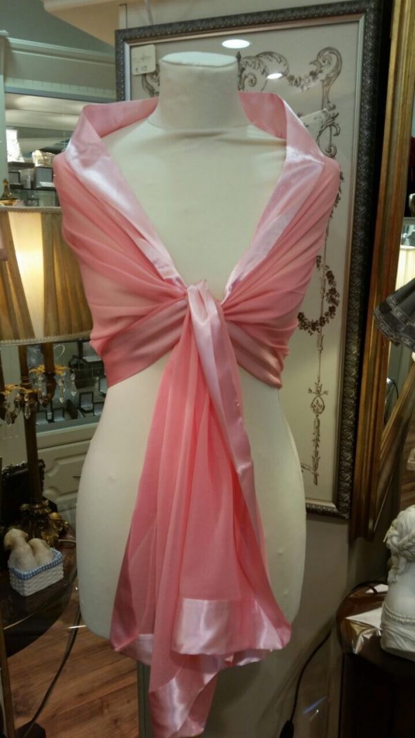 CORAL SILK WRAP