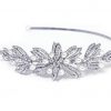 Sophisticated Bridal Clear Swarovski Crystal & Freshwater Pearl Headband