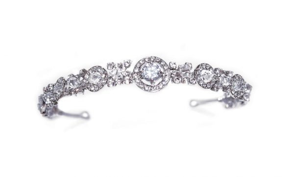 Elegant Bridal Clear Swarovski Crystal Headpiece