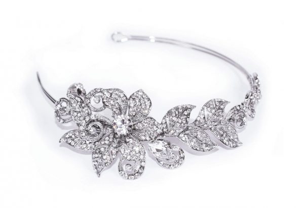 Pretty Bridal Clear Swarovski Crystal Headpiece
