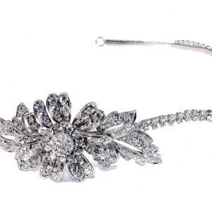 Dazzling Bridal Clear Swarovski Crystal Headpiece