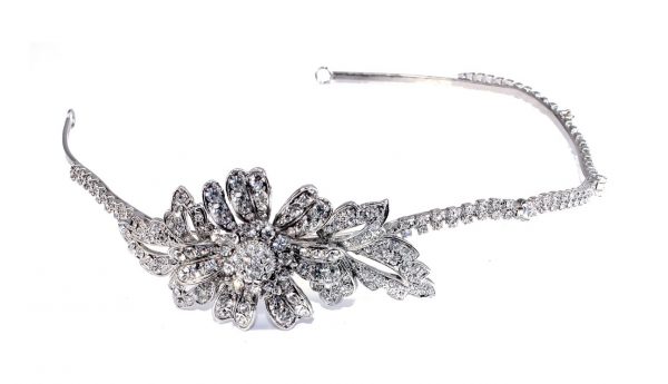 Dazzling Bridal Clear Swarovski Crystal Headpiece