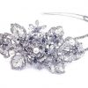 Classical Bridal Clear Swarovski Crystal Double Headpiece