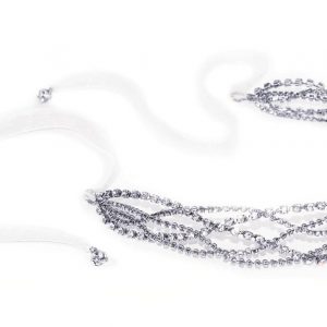 Delicate Interwoven Vine Bridal Clear Swarovski Crystal Headpiece
