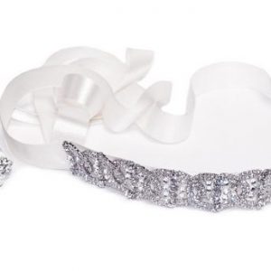 Delicate Eye-Catching Bridal Clear Swarovski Crystal Headpiece