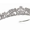 Graceful Bridal Clear Swarovski Crystal Tiara