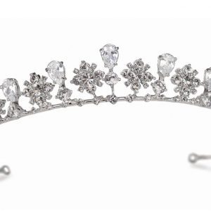 Victorian Bridal Clear Swarovski Crystal Tiara