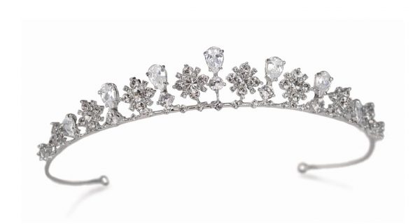 Victorian Bridal Clear Swarovski Crystal Tiara