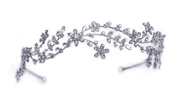 Romantic Bridal Clear Swarovski Crystal Tiara