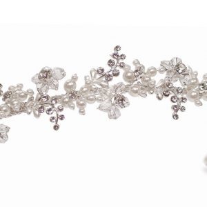 Delicate Bridal Clear Swarovski Crystal Tiara