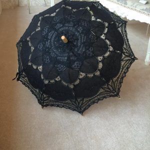 Stunning Black Lace Parasol