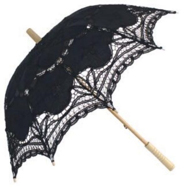 Stunning Black Lace Parasol