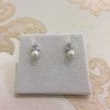Beautiful Pearl & Silver Stud Earrings