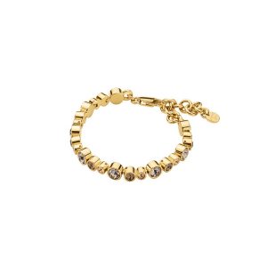 DYRBERG KERN TERESIA GOLD BROWN BRACELET