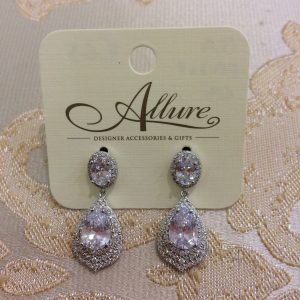 Elegant Silver Drop Earrings
