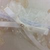 Delicate Garter with Ivory Bow