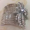Stunning Silver Diamante Comb