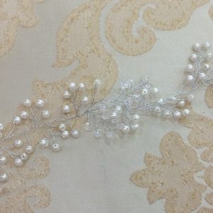 Pearl Embellished Hair Vine