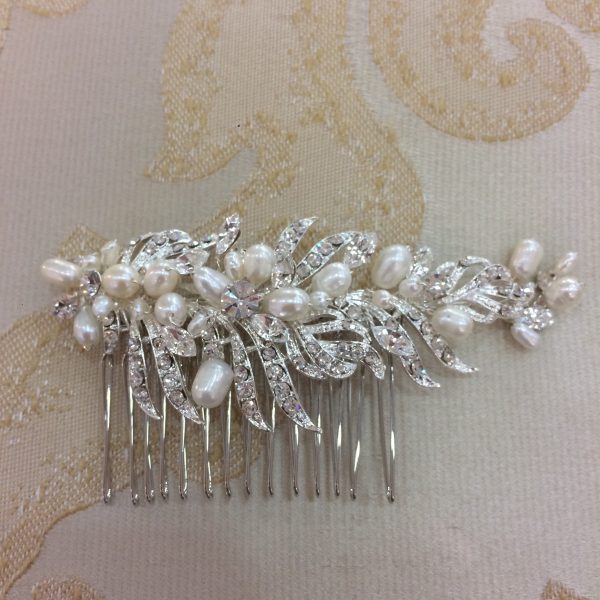 Pearl & Crystal Bridal Hair Comb