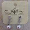 Elegant Pearl & Crystal Drop Earrings